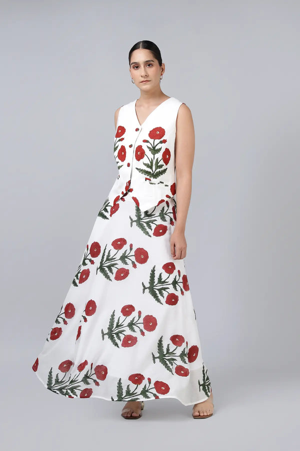 Tilo Waistcoat- Maroon