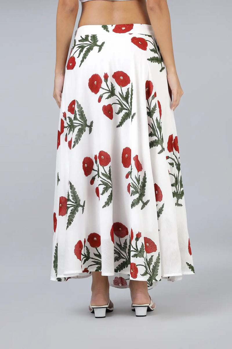 Jamuna Skirt- Maroon