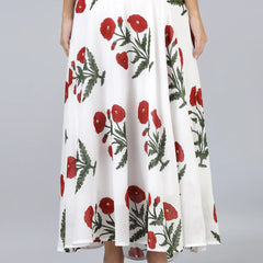 Jamuna Skirt- Maroon