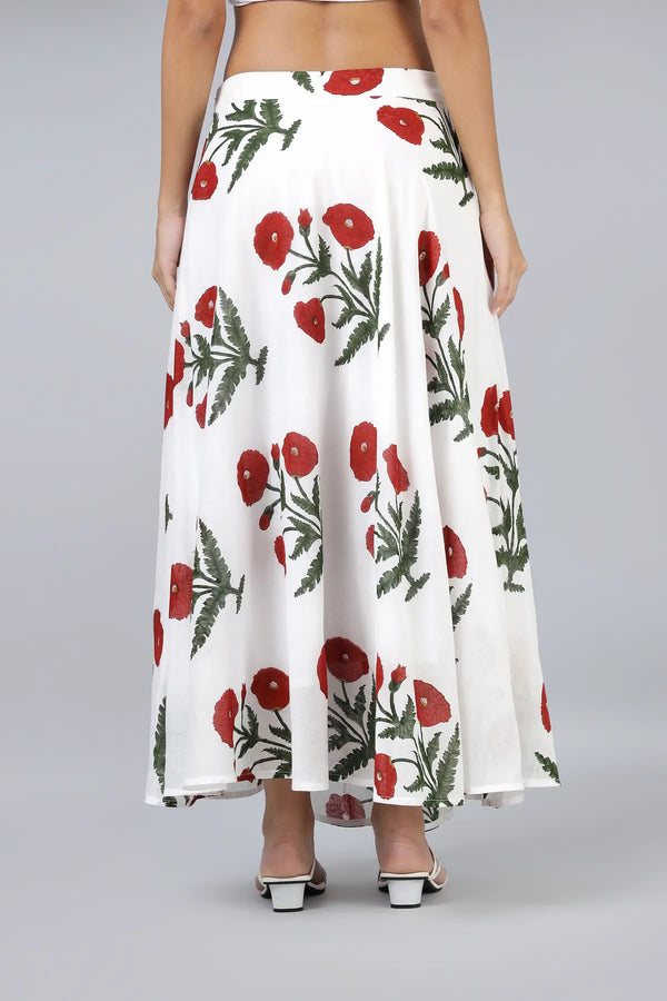 Jamuna Skirt- Maroon