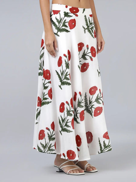 Jamuna Skirt- Maroon