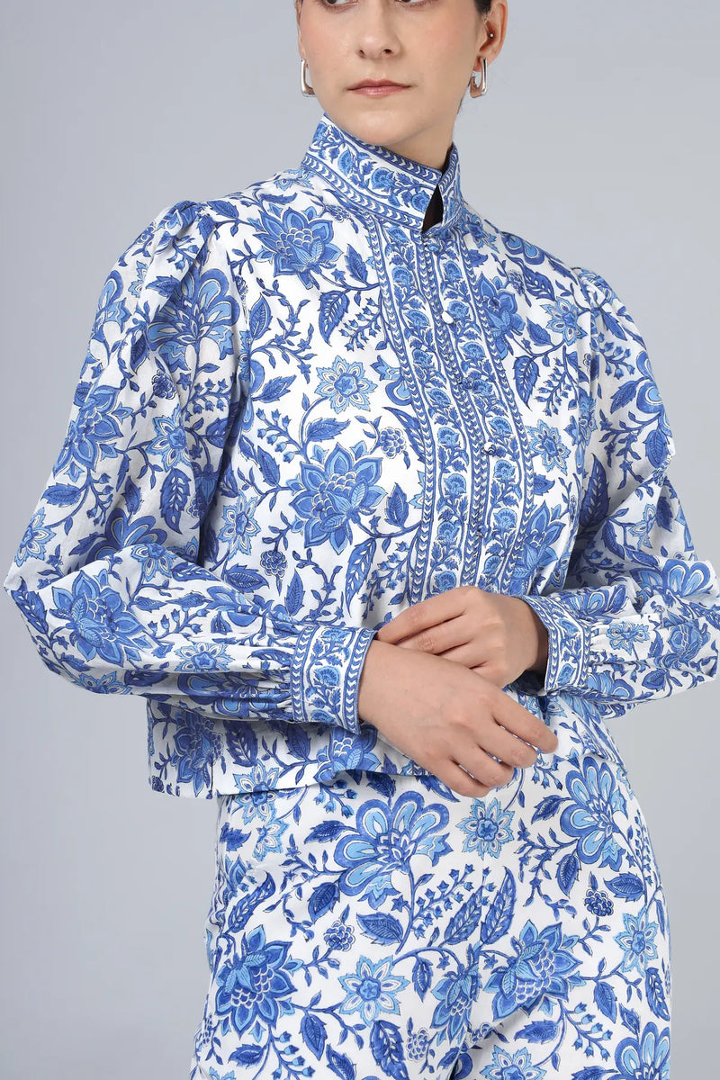 Kesar Shirt- Blue