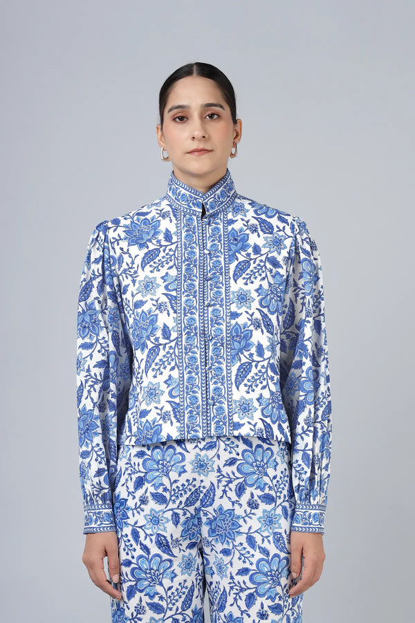 Kesar Shirt- Blue