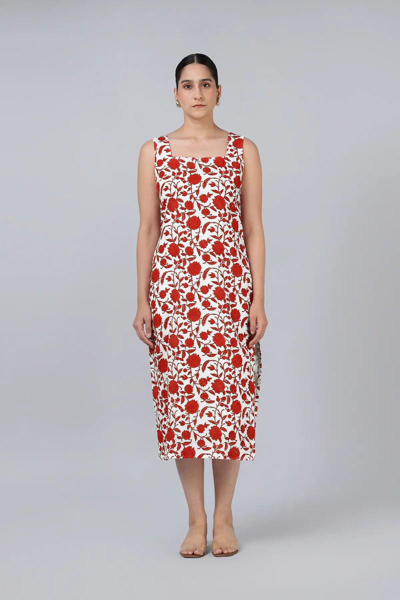 Indri Dress- Red
