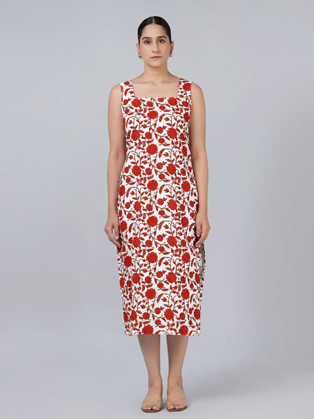 Indri Dress- Red