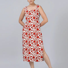 Indri Dress- Red