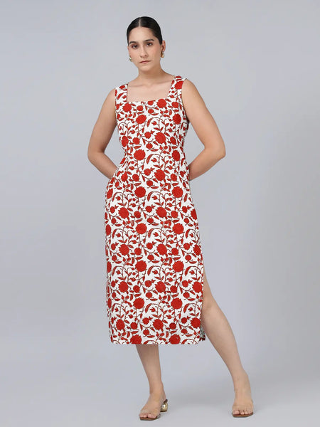 Indri Dress- Red