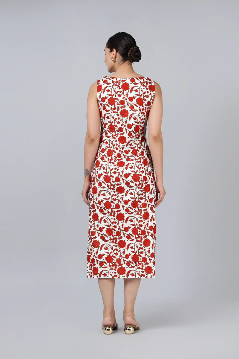 Indri Dress- Red