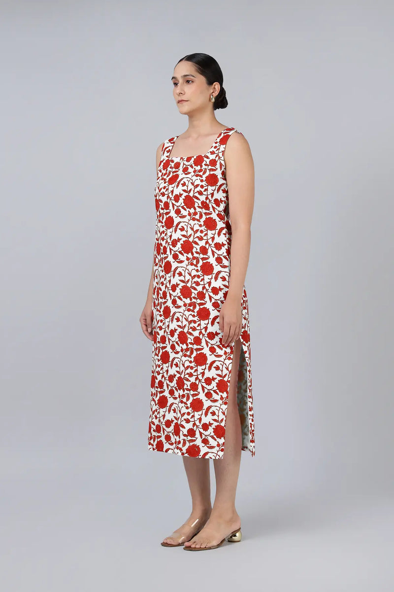 Indri Dress- Red