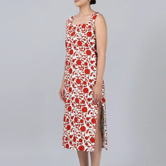 Indri Dress- Red