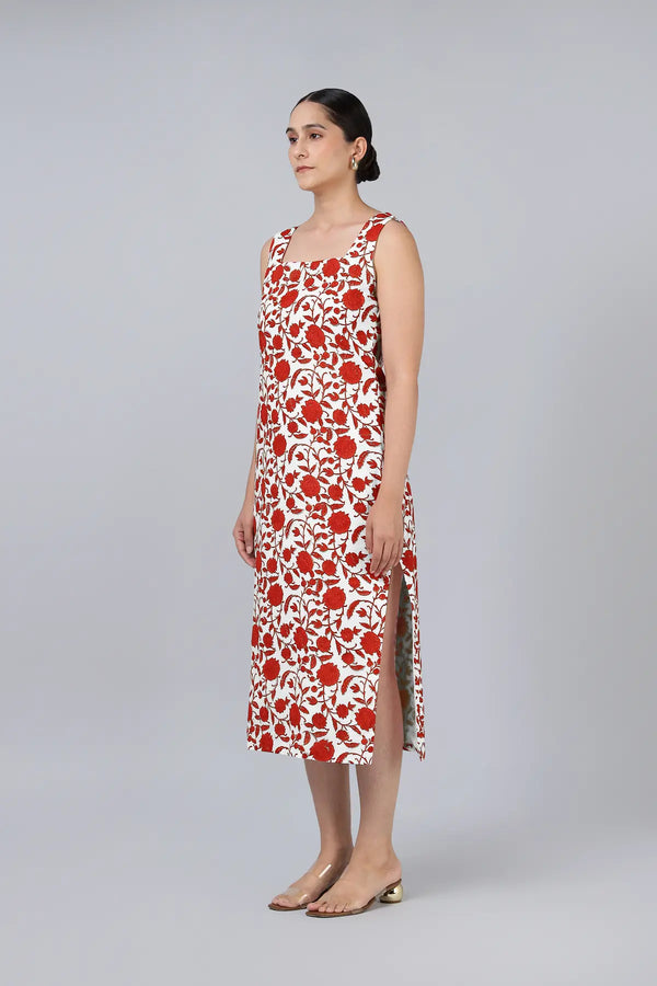 Indri Dress- Red