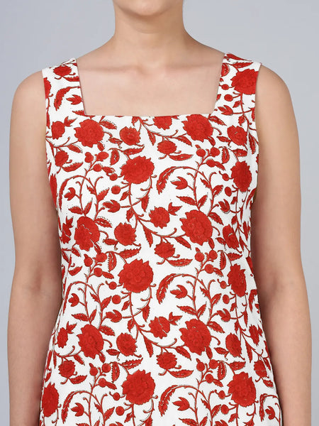Indri Dress- Red