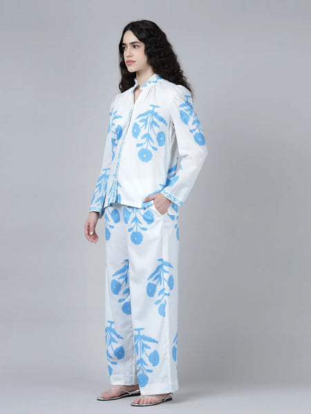 Kasturi Pants- Sky Blue