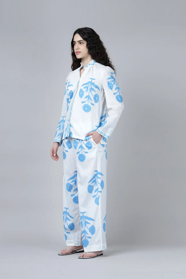 Kasturi Pants- Sky Blue