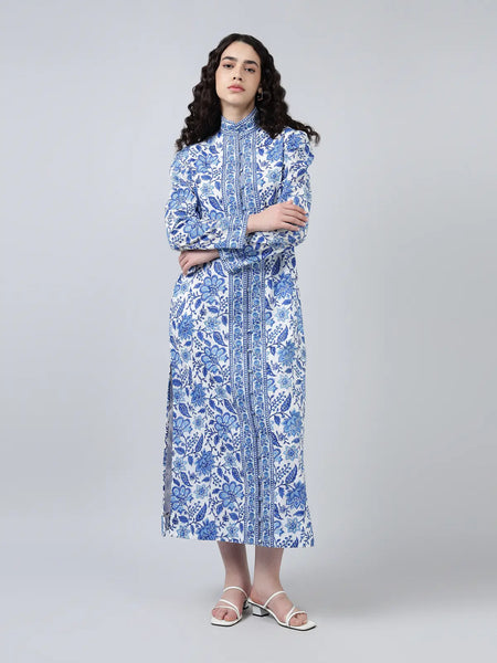 Heera Dress- Blue