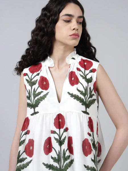 Maya Dress-Maroon