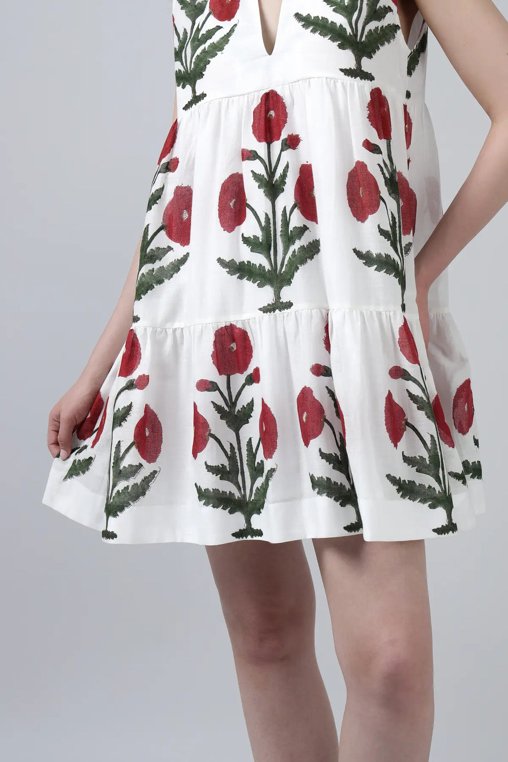 Maya Dress-Maroon