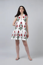 Maya Dress-Maroon