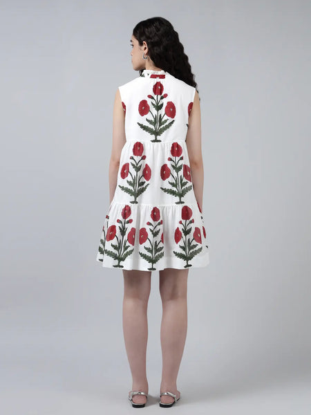 Maya Dress-Maroon