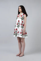 Maya Dress-Maroon