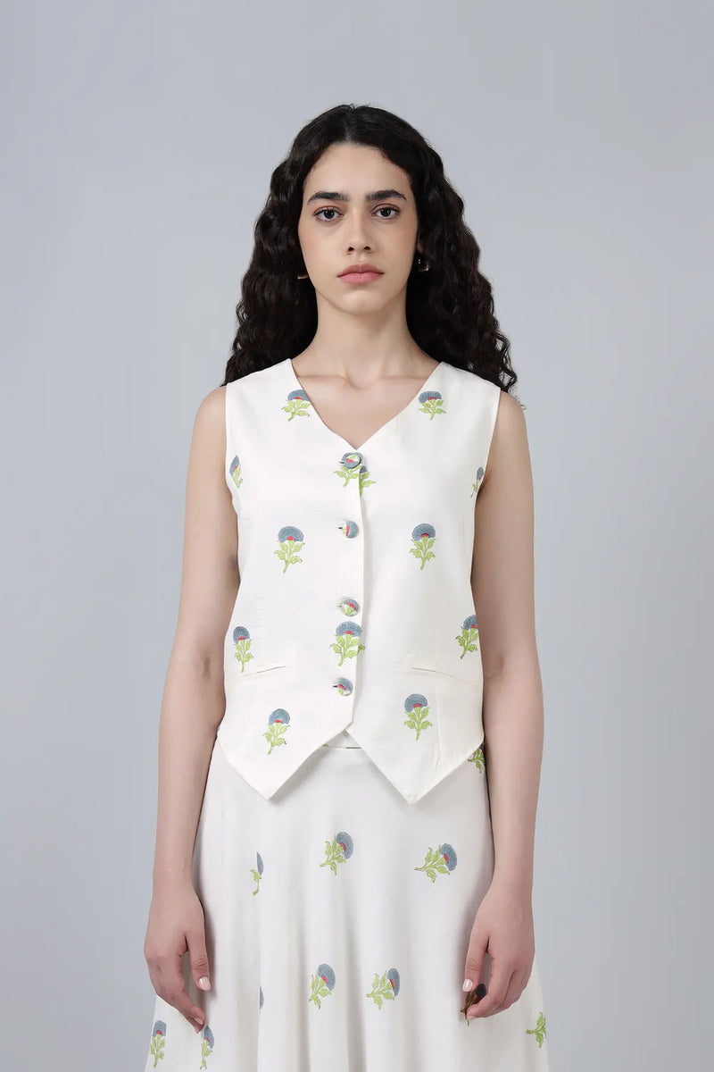 Tilo Waistcoat- Grey