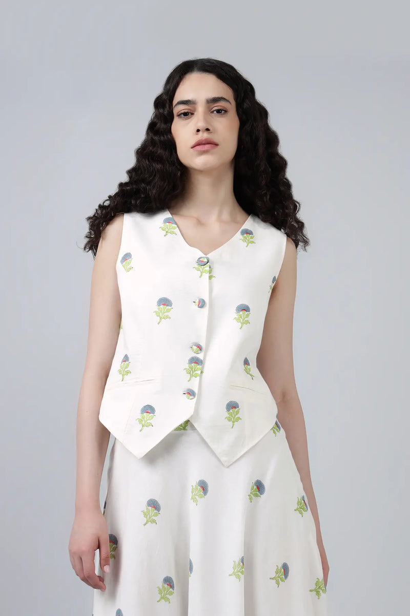 Tilo Waistcoat- Grey