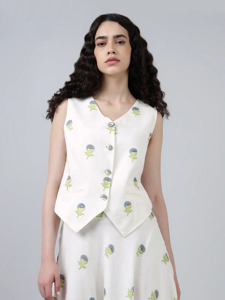 Tilo Waistcoat- Grey