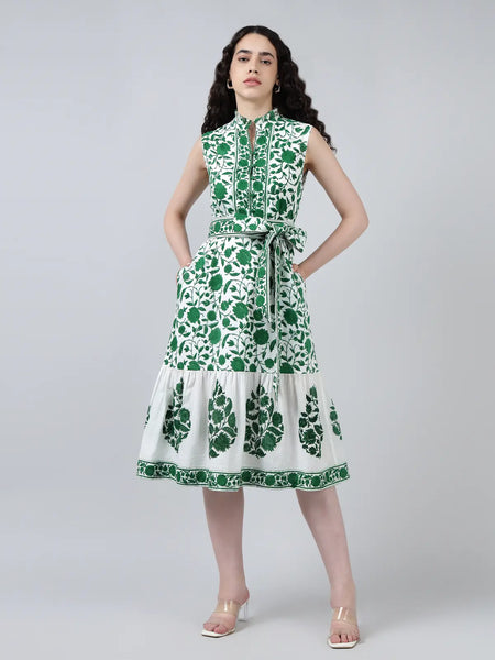 Tejo Dress- Green