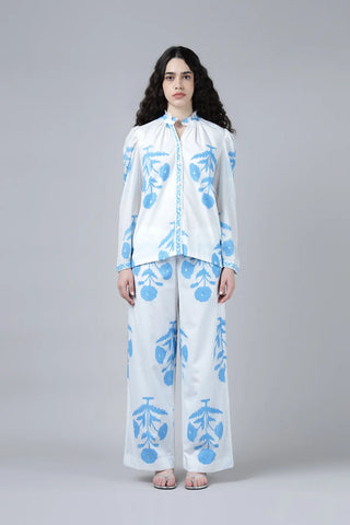 Rukmini Shirt- Sky Blue