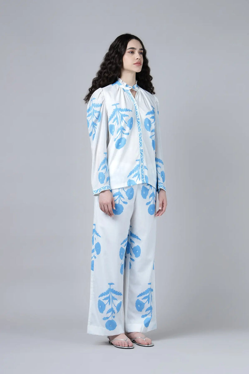 Kasturi Pants- Sky Blue