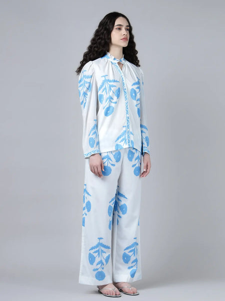 Kasturi Pants- Sky Blue