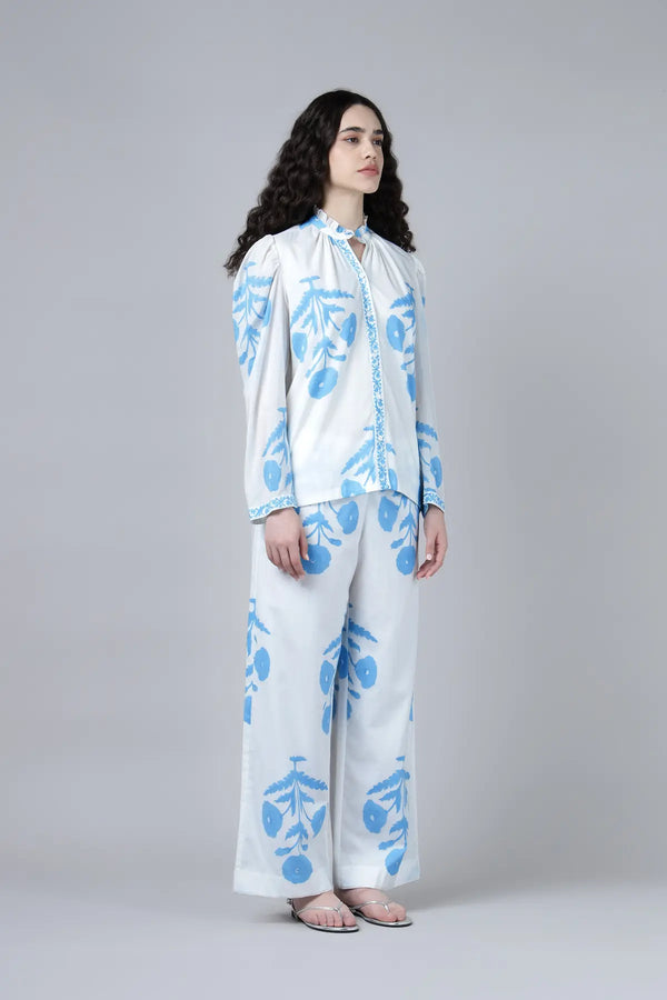 Kasturi Pants- Sky Blue