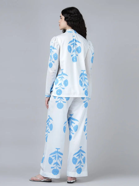 Rukmini Shirt- Sky Blue