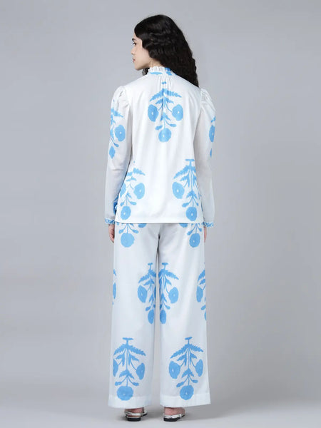 Kasturi Pants- Sky Blue