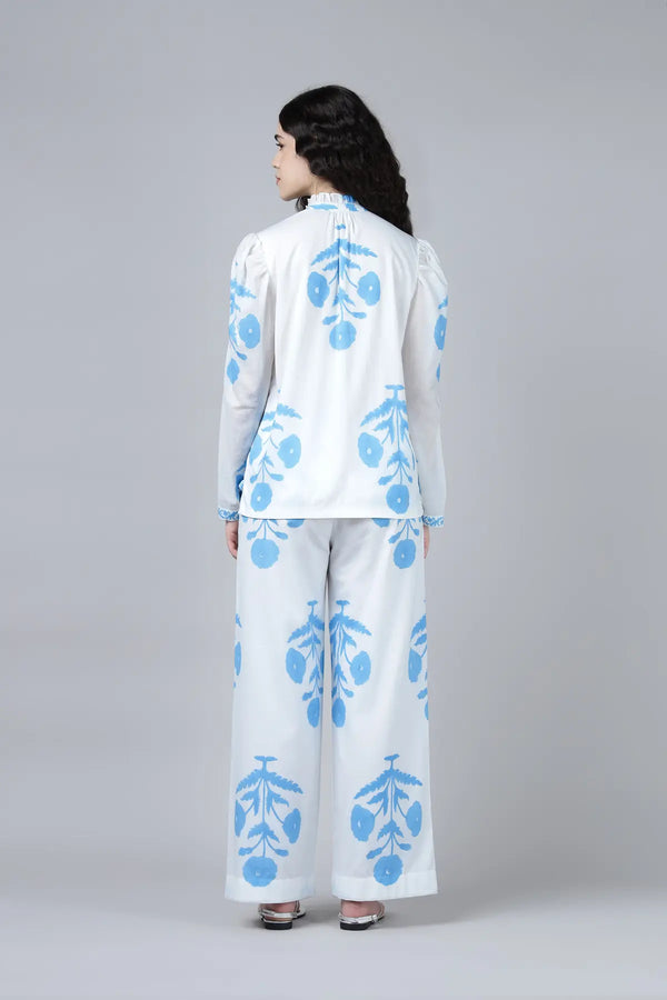 Kasturi Pants- Sky Blue