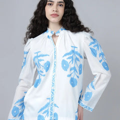 Rukmini Shirt- Sky Blue