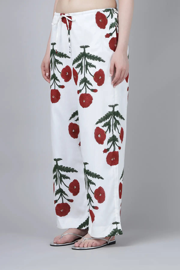 Kasturi Pants- Maroon