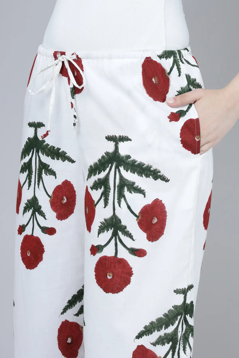 Kasturi Pants- Maroon