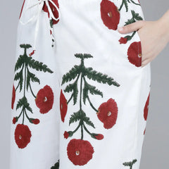 Kasturi Pants- Maroon