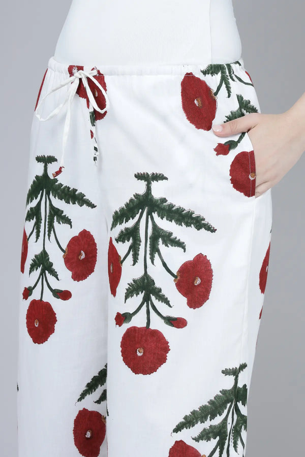 Kasturi Pants- Maroon