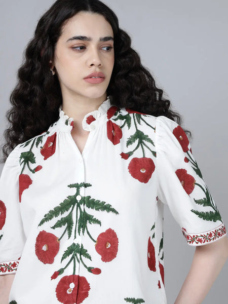 Lajjo Shirt- Maroon