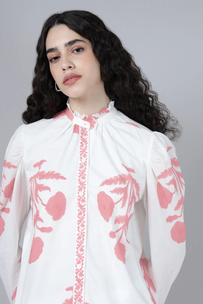 Rukmini Shirt- Blush Pink
