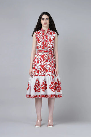 Tejo Dress- Red