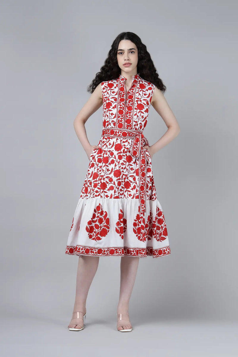 Tejo Dress- Red