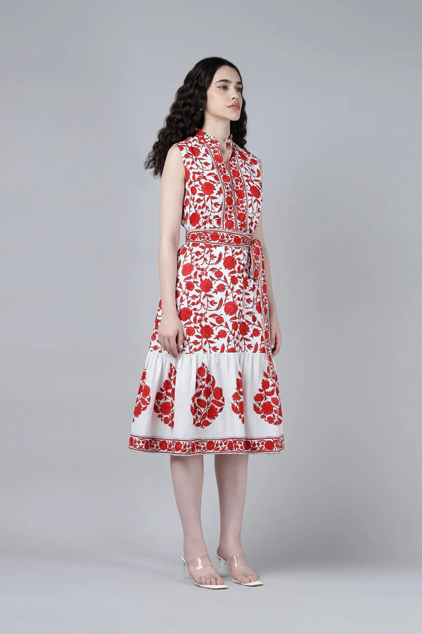 Tejo Dress- Red