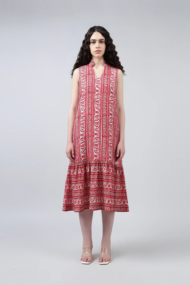 Rajo Dress- Red