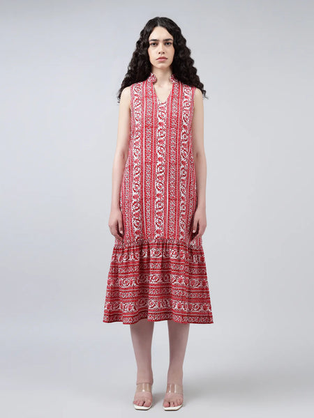 Rajo Dress- Red