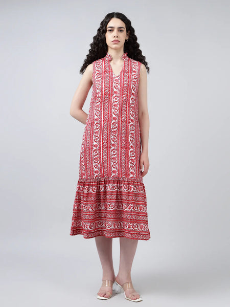Rajo Dress- Red