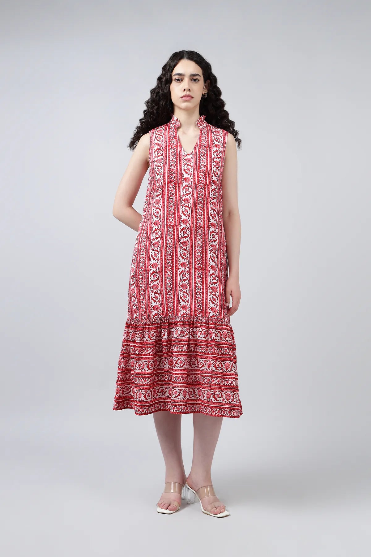 Rajo Dress- Red