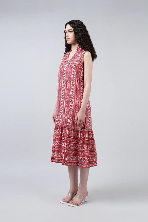 Rajo Dress- Red